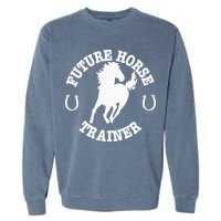 Future Horse Trainer For  Garment-Dyed Sweatshirt