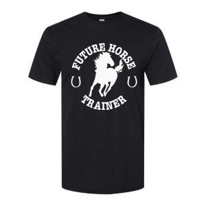 Future Horse Trainer For  Softstyle CVC T-Shirt