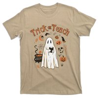 Funny Halloween Trick Or Teach Teachers Gifts Cute Ghost T-Shirt