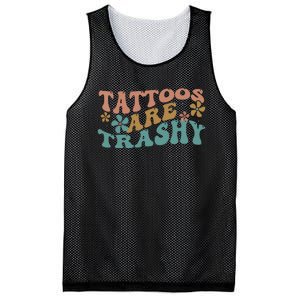 Funny Humor Tattoo Artist Tattoos Are Trashy Sarcastic Mesh Reversible Basketball Jersey Tank