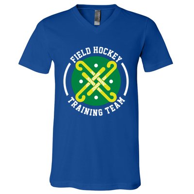 Field Hockey Training Team / Coach Fans Players Game Day Gift V-Neck T-Shirt