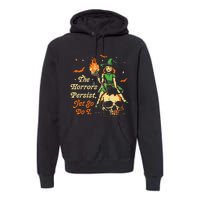 Funny Halloween The Horrors Persist Yet So Do I Premium Hoodie