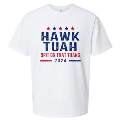 Funny Hawk Tuah Girl Spit On That Thing Sueded Cloud Jersey T-Shirt