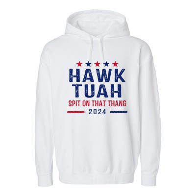 Funny Hawk Tuah Girl Spit On That Thing Garment-Dyed Fleece Hoodie