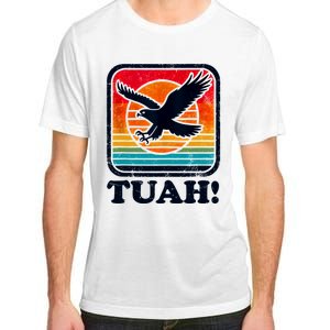 Funny Hawk Tuah Tush Camping Hiking Sarcastic Adult ChromaSoft Performance T-Shirt