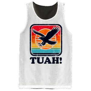 Funny Hawk Tuah Tush Camping Hiking Sarcastic Mesh Reversible Basketball Jersey Tank