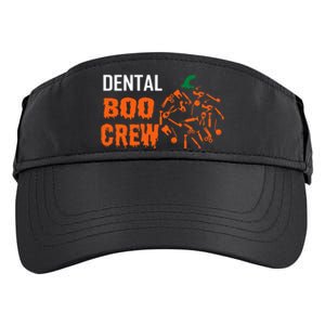 Funny Halloween Tooth Pumpkin For Dentist Boo Crew Funny Gift Adult Drive Performance Visor