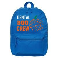 Funny Halloween Tooth Pumpkin For Dentist Boo Crew Funny Gift 16 in Basic Backpack