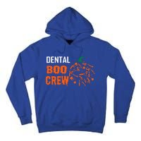 Funny Halloween Tooth Pumpkin For Dentist Boo Crew Funny Gift Tall Hoodie