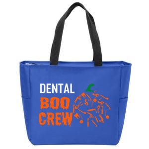 Funny Halloween Tooth Pumpkin For Dentist Boo Crew Funny Gift Zip Tote Bag