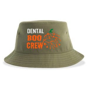 Funny Halloween Tooth Pumpkin For Dentist Boo Crew Funny Gift Sustainable Bucket Hat