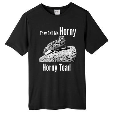 Funny Horny Toad They Call Me Horny Funny Reptile Lizard Tall Fusion ChromaSoft Performance T-Shirt