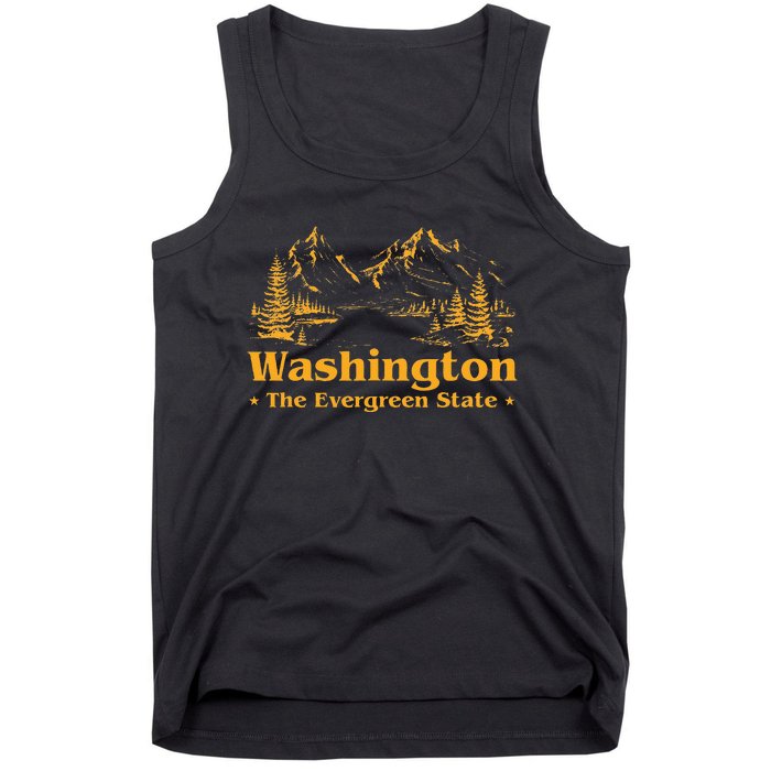 Funny Home The Evergreen State Tank Top