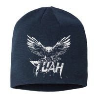 Funny Hawk Tuah Guy Spit Joke Wet That Thang Splash Down Sustainable Beanie