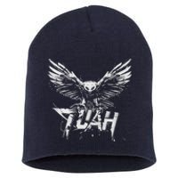 Funny Hawk Tuah Guy Spit Joke Wet That Thang Splash Down Short Acrylic Beanie