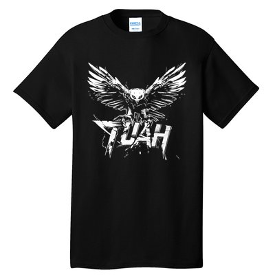 Funny Hawk Tuah Guy Spit Joke Wet That Thang Splash Down Tall T-Shirt