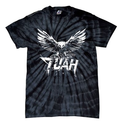 Funny Hawk Tuah Guy Spit Joke Wet That Thang Splash Down Tie-Dye T-Shirt