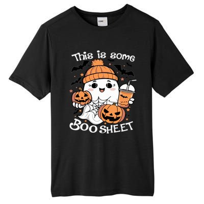 Funny Halloween This Is Some Boo Sheet Ghost Retro Halloween Gift Tall Fusion ChromaSoft Performance T-Shirt