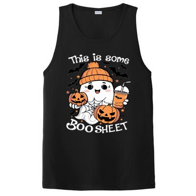 Funny Halloween This Is Some Boo Sheet Ghost Retro Halloween Gift PosiCharge Competitor Tank