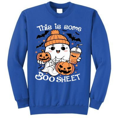 Funny Halloween This Is Some Boo Sheet Ghost Retro Halloween Gift Sweatshirt