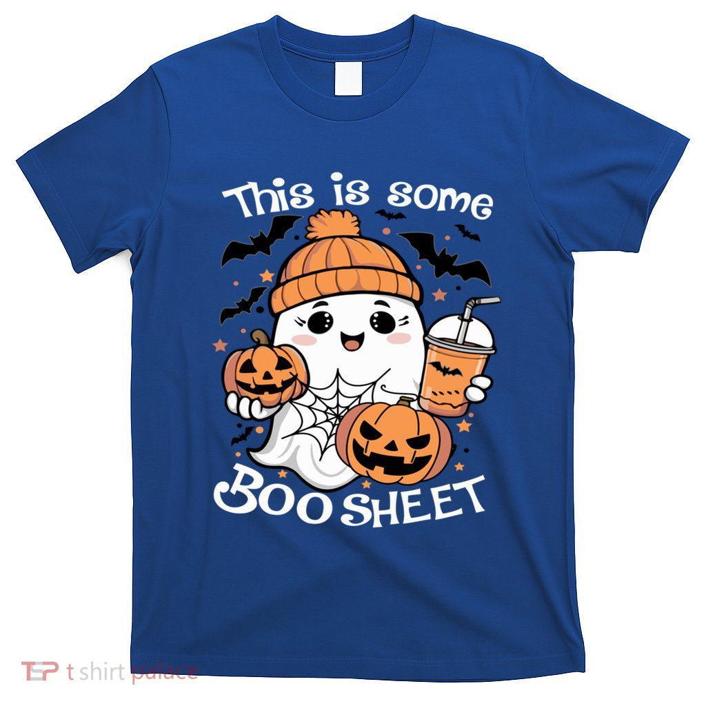 Funny Halloween This Is Some Boo Sheet Ghost Retro Halloween Gift T-Shirt