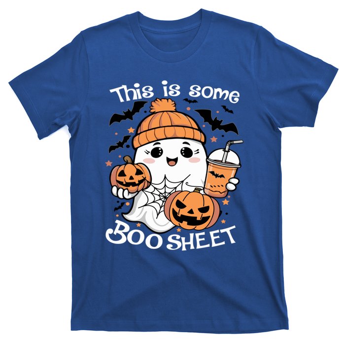 Funny Halloween This Is Some Boo Sheet Ghost Retro Halloween Gift T-Shirt