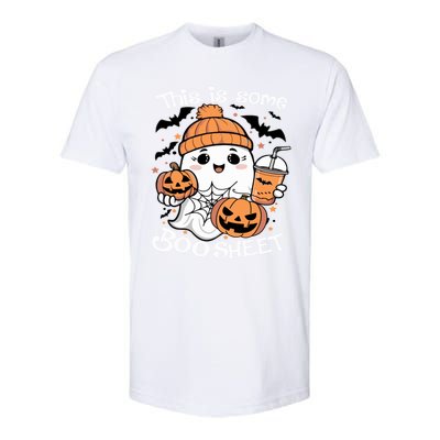 Funny Halloween This Is Some Boo Sheet Ghost Retro Halloween Gift Softstyle CVC T-Shirt