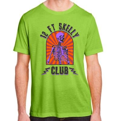 Funny Halloween Twelve Foot Skelly Club Adult ChromaSoft Performance T-Shirt