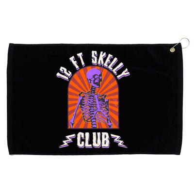 Funny Halloween Twelve Foot Skelly Club Grommeted Golf Towel