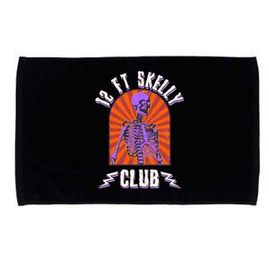 Funny Halloween Twelve Foot Skelly Club Microfiber Hand Towel