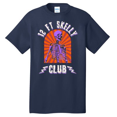 Funny Halloween Twelve Foot Skelly Club Tall T-Shirt