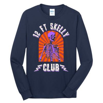 Funny Halloween Twelve Foot Skelly Club Tall Long Sleeve T-Shirt