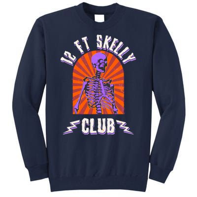 Funny Halloween Twelve Foot Skelly Club Tall Sweatshirt