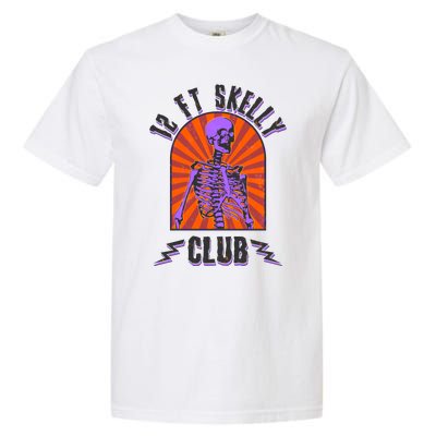 Funny Halloween Twelve Foot Skelly Club Garment-Dyed Heavyweight T-Shirt