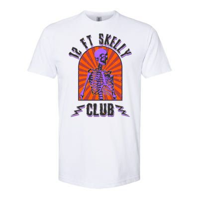 Funny Halloween Twelve Foot Skelly Club Softstyle® CVC T-Shirt