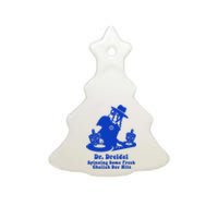 Funny Hanukkah Teen Gift Chanukah Dj Dr. Dreidel Party Ceramic Tree Ornament