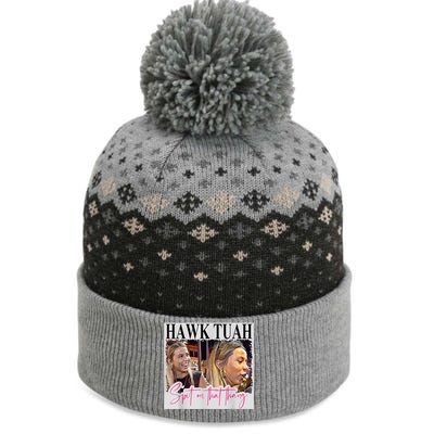 Funny Hawk Tauh Girl Meme 2024 Hawk Tauh Spit On That Thang Gift The Baniff Cuffed Pom Beanie