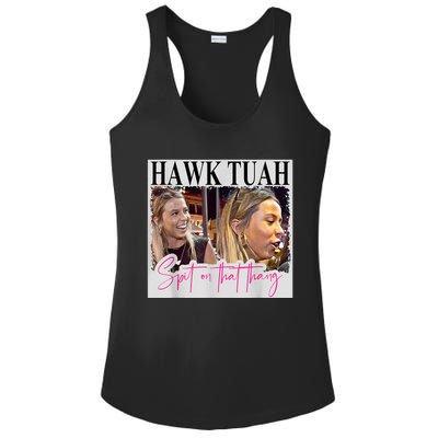 Funny Hawk Tauh Girl Meme 2024 Hawk Tauh Spit On That Thang Gift Ladies PosiCharge Competitor Racerback Tank