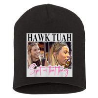 Funny Hawk Tauh Girl Meme 2024 Hawk Tauh Spit On That Thang Gift Short Acrylic Beanie