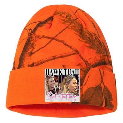 Funny Hawk Tauh Girl Meme 2024 Hawk Tauh Spit On That Thang Gift Kati Licensed 12" Camo Beanie