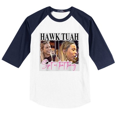 Funny Hawk Tauh Girl Meme 2024 Hawk Tauh Spit On That Thang Gift Baseball Sleeve Shirt