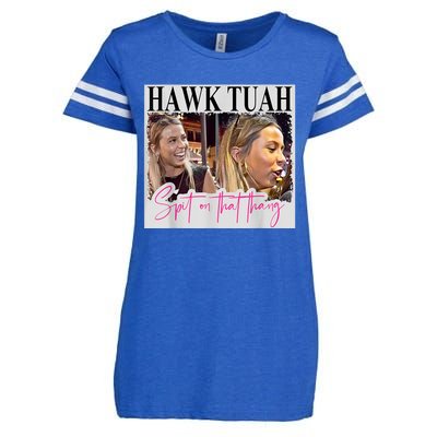 Funny Hawk Tauh Girl Meme 2024 Hawk Tauh Spit On That Thang Gift Enza Ladies Jersey Football T-Shirt