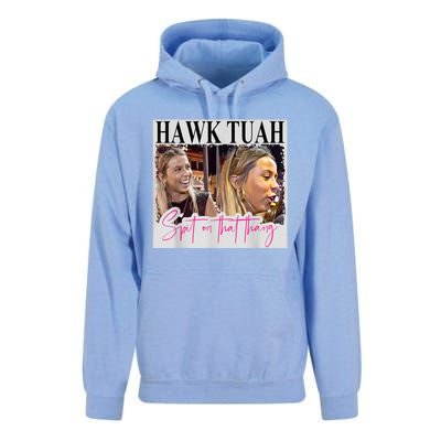 Funny Hawk Tauh Girl Meme 2024 Hawk Tauh Spit On That Thang Gift Unisex Surf Hoodie