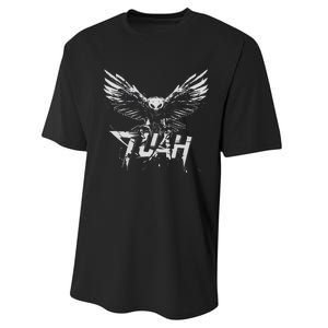 Funny Hawk Tuah Guy Spit Joke Wet That Thang Splash Down Performance Sprint T-Shirt