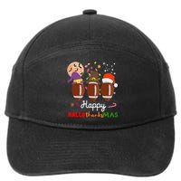 Football Halloween Thanksgiving Christmas HalloThanksMas 7-Panel Snapback Hat