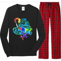 Funny Humor The Earth Without Art Is Just Eh Long Sleeve Pajama Set