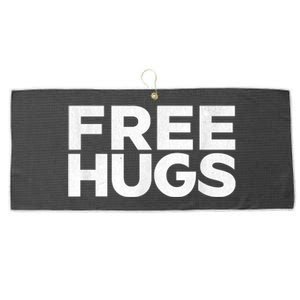 Free Hugs Tee Funny Free Hugs Large Microfiber Waffle Golf Towel