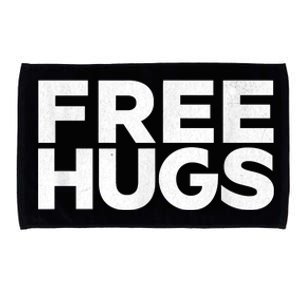 Free Hugs Tee Funny Free Hugs Microfiber Hand Towel