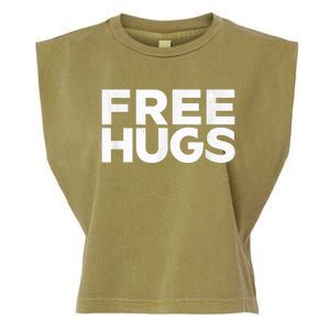 Free Hugs Tee Funny Free Hugs Garment-Dyed Women's Muscle Tee