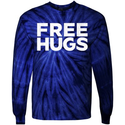 Free Hugs Tee Funny Free Hugs Tie-Dye Long Sleeve Shirt